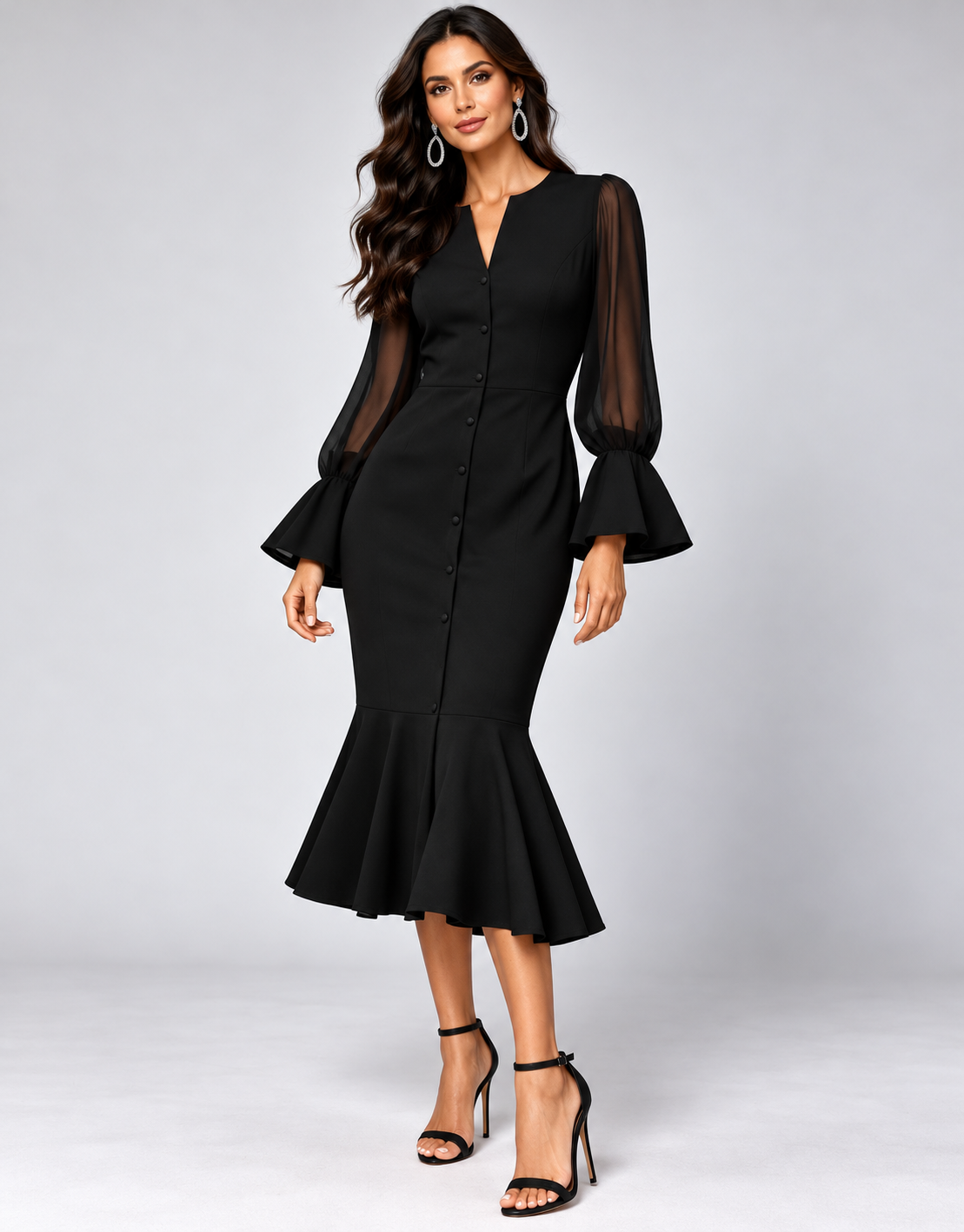 Vestido Bella - Preto